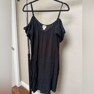 Mossimo Supply Co. Women's Black Cold Shoulder Dress